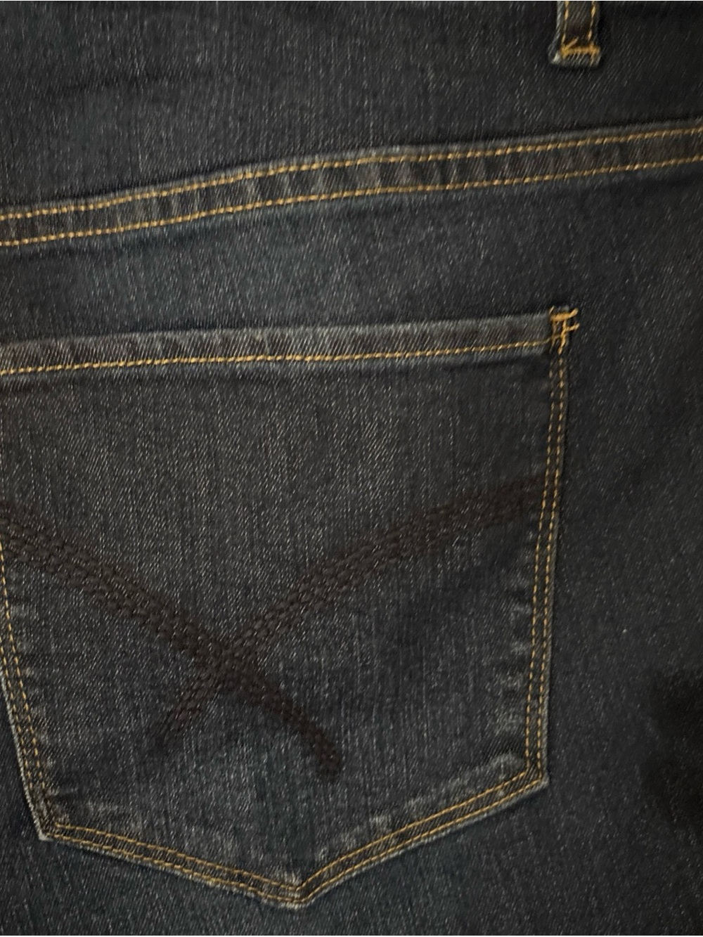 Christopher & Banks Barely Boot Dark Indigo Jeans size 10 short - Picture 4 of 4